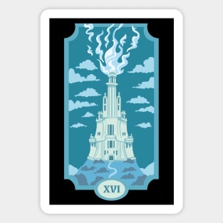 Tarot Card: The Tower Magnet